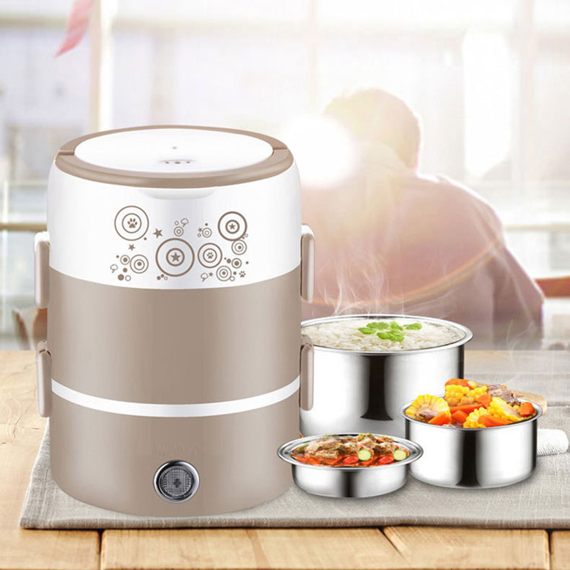 Baby Food Warmer Portable - 스테인레스 스틸 전기 난방 도시락, 가정