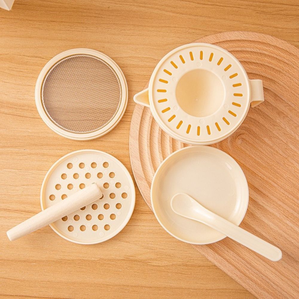 Baby Food Grinding Bowl - 7종 휴대용 음식 분쇄 그릇 세트,
