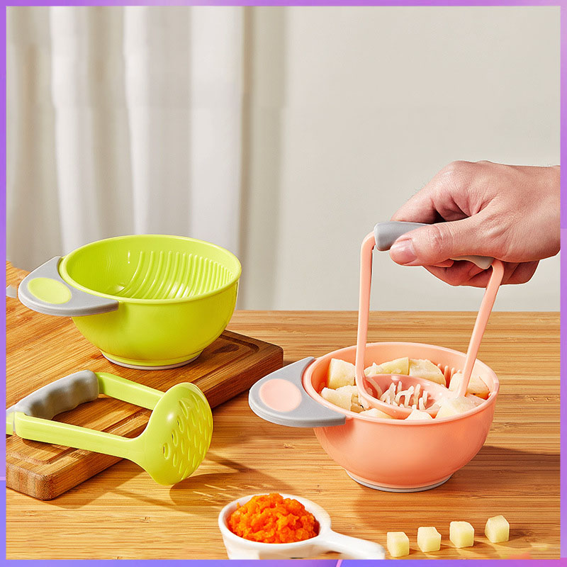 Baby Food Grinding Bowl - 아기 음식 분쇄기/아기 과일 감자 수동