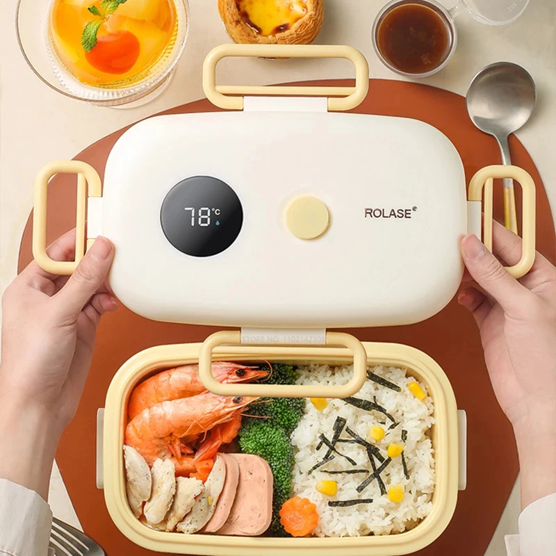 남녀공용 단열 도시락, 지능형 디스플레이 온도 도시락, - Baby Food Warmer Portable 리뷰 및 가격