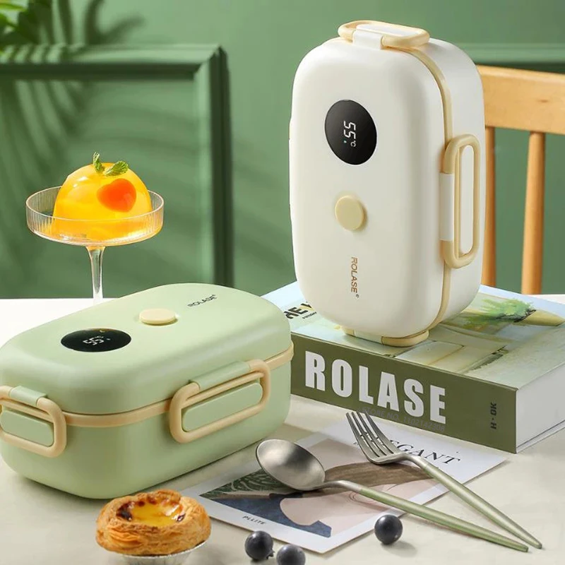 남녀공용 단열 도시락, 지능형 디스플레이 온도 도시락, - Baby Food Warmer Portable 리뷰 및 가격