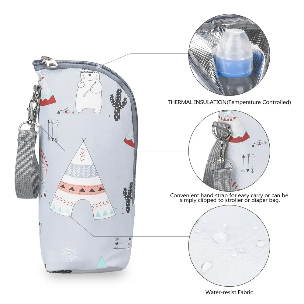 아기 젖병 보온 가방 휴대용 유아 수유병 알루미늄 호일 - Baby Food Warmer Portable 리뷰 및 가격