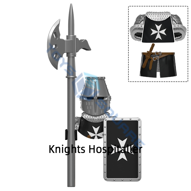 중세 튜턴 기사 Hospitaller 모델 블록 MOC - Lego Set Creator 리뷰 및 가격
