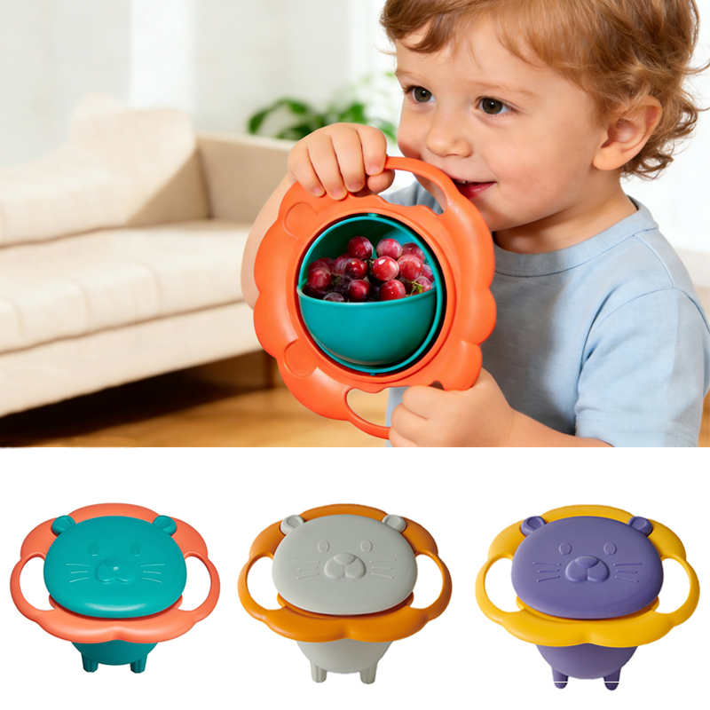 아기 자이로 그릇 실용적인 디자인 어린이 로터리 밸런스 - Baby Food Grinding Bowl 리뷰 및 가격