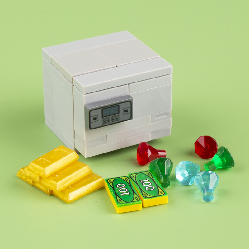 MOC 도시 Strongbox 안전 상자 빌딩 블록 A - Lego Set Creator 리뷰 및 가격