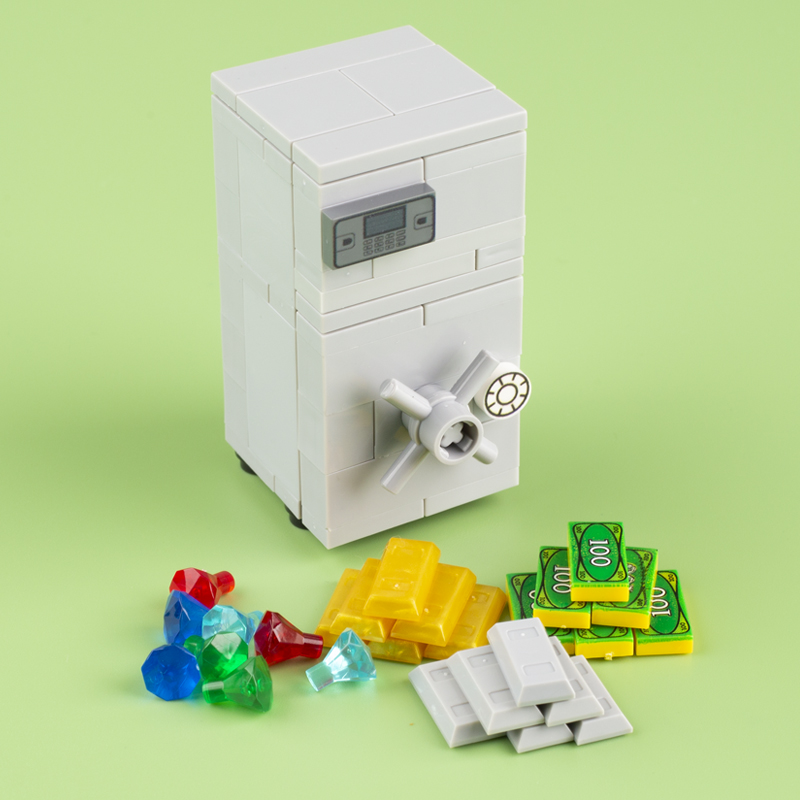 MOC 도시 Strongbox 안전 상자 빌딩 블록 A - Lego Set Creator 리뷰 및 가격