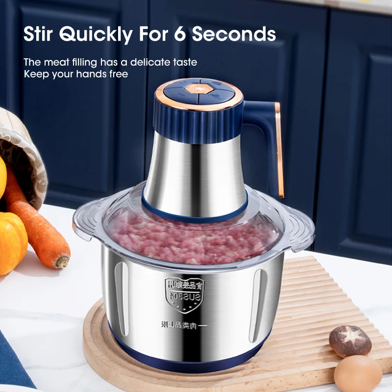 5L SUS304 스테인리스 스틸 볼 전기 푸드 초퍼  - Baby Food Grinding Bowl 리뷰 및 가격